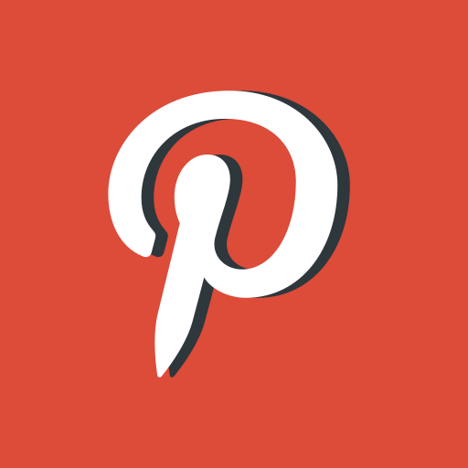 Drawing, network, picture, pinterest, red, social media icon